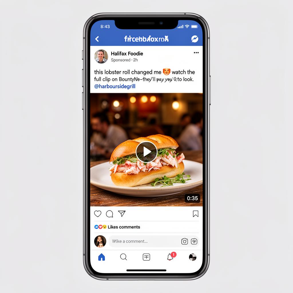 Restaurant discount ad